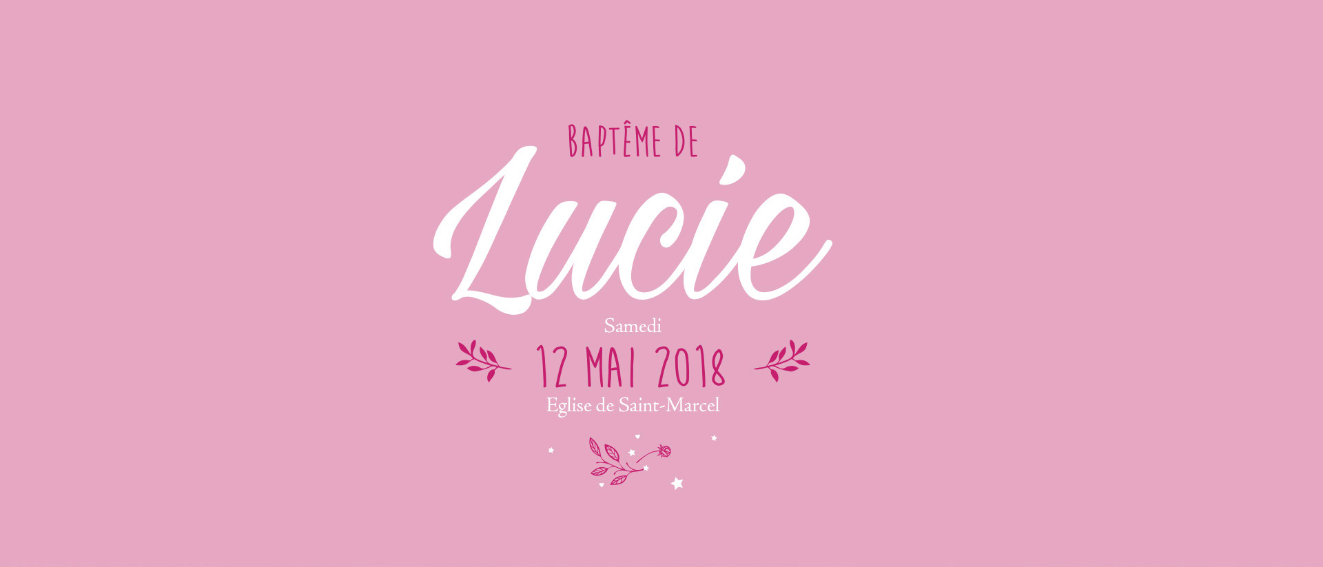 Baptême de Lucie L.
